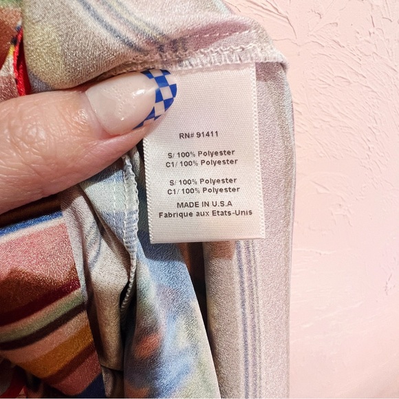 Anthropologie Tropical Print Sleeveless Hawaiian Shirtdress Womens S - Picture 4 of 10